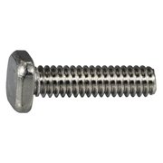 MIDWEST FASTENER Square Head Bolt, 18-8 Stainless Steel, 1/4"-20 Thread Size, 1" Lg, 50 PK 53703